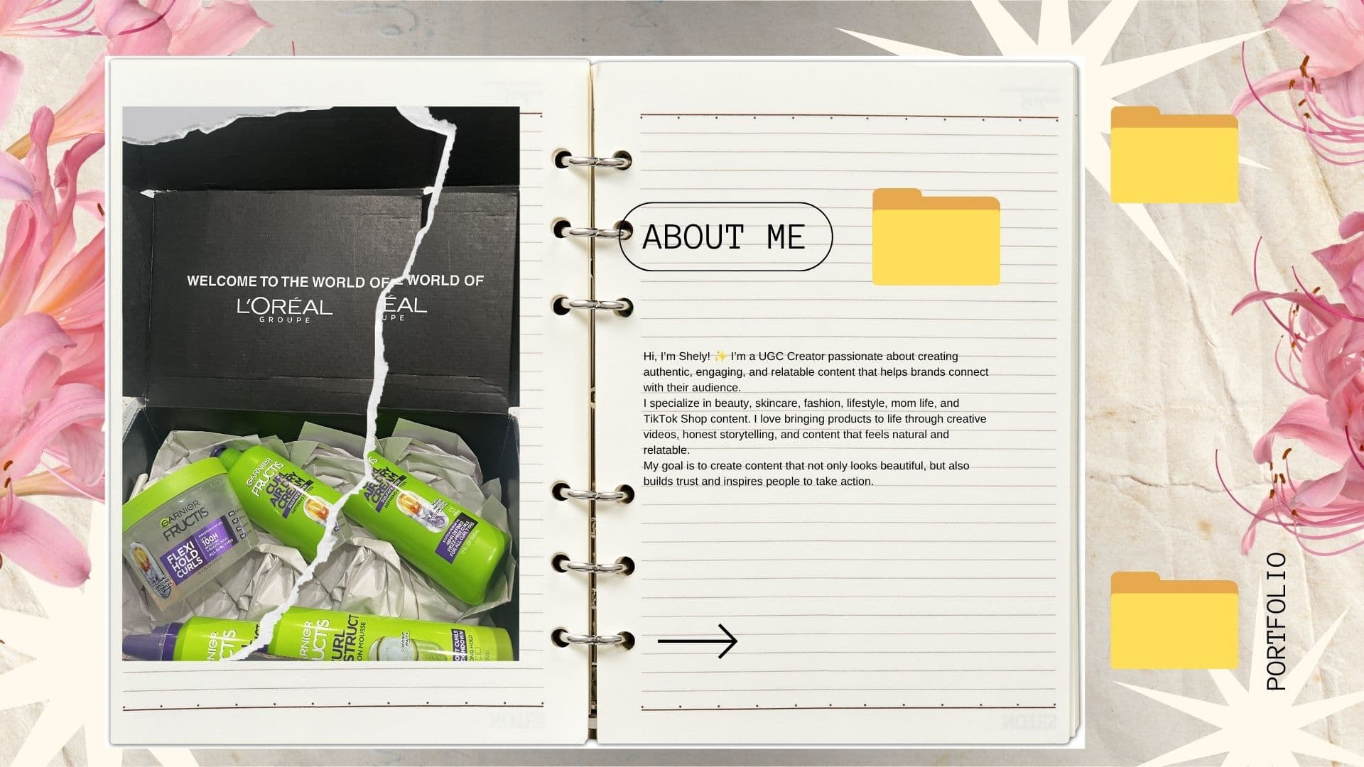 Creator portfolio sample 2